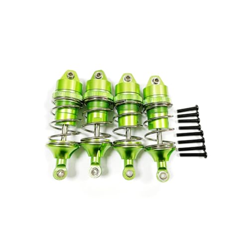 AFCAHEH 4 stücke 70MM Metall Vorne Hinten Stoßdämpfer Set for ARRMA 1/8 RC Vendetta 3S Infraction Stoßdämpfer mit Hex Schraube(Green) von AFCAHEH