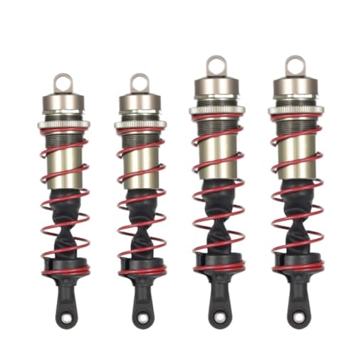 AFCAHEH 4Pcs Stoßdämpfer 120mm Vorne 140mm Hinten Metall Dämpfer Suspension for HPI Trophy Flux 107016 1/8 RC Racing Auto Truggy ZD Racing von AFCAHEH