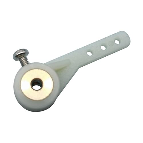 AFCAHEH 5 Pcs Lenkung Einzel Arme 1/2 Arm 3 Loch Mit Schraube for RC Flugzeuge Teile Elektrische Schaum Modell Ersatz Zubehör(5 pcs hole3.2) von AFCAHEH