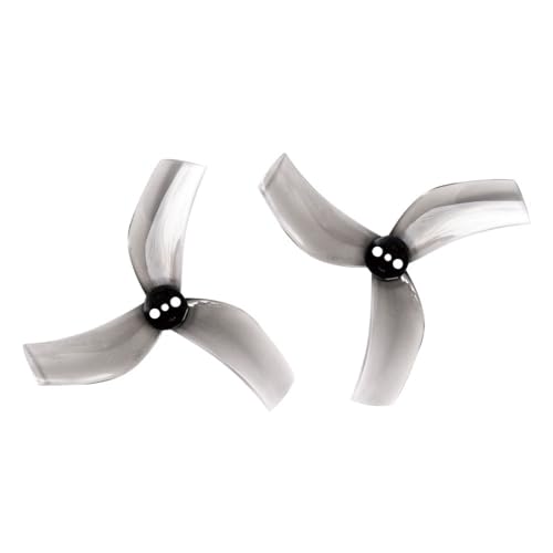AFCAHEH 8 Stück/4 Paar D63-gefasster 63 mm 2,5 Zoll 3-Blatt-Propeller for RC FPV Racing Freestyle Zahnstocher Cinewhoop-Kanal-Drohnen(Dark Grey) von AFCAHEH