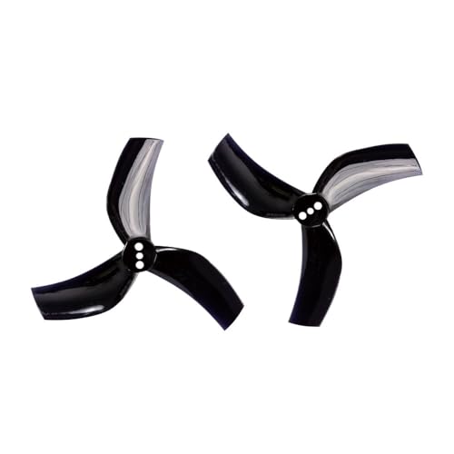 AFCAHEH 8 Stück/4 Paar D63-gefasster 63 mm 2,5 Zoll 3-Blatt-Propeller for RC FPV Racing Freestyle Zahnstocher Cinewhoop-Kanal-Drohnen(Zwart) von AFCAHEH