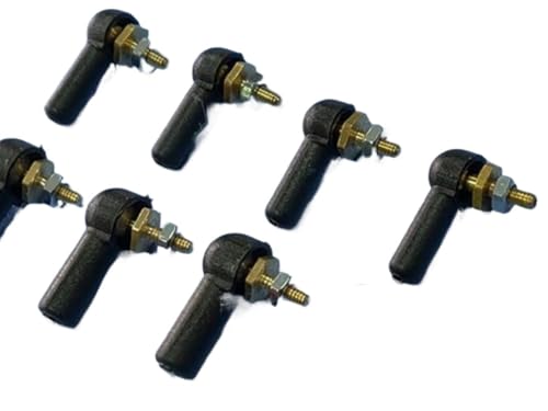 AFCAHEH 8 Teile/los M2 2mm 3mm Kugelgelenk Pleuel for RC Auto Boot DIY Zubehör(3mm 8pcs) von AFCAHEH