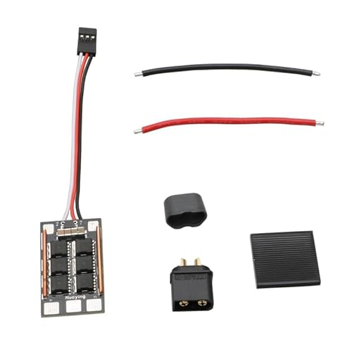 AFCAHEH 80A 2-7S AM32 ESC Elektronischer Drehzahlregler mit 5/7,4V 4A BEC-Modul Hohe Drehmomente for Turbofan Mosquito Cars RC Crawler Drone(with Accessories) von AFCAHEH