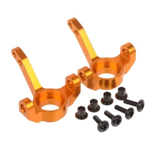 AFCAHEH AX30496 Aluminium Front Knuckle Arm Aufrecht for RC Auto Crawler 1/10 AXIAL SCX10 Wrangler AX80004 Upgrade Teile(Gold) von AFCAHEH