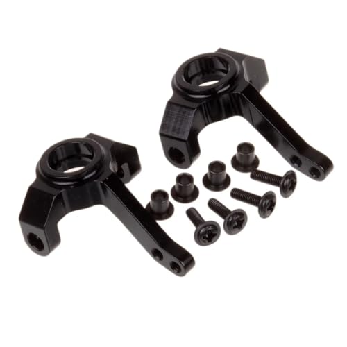 AFCAHEH AX30496 Aluminium Front Knuckle Arm Aufrecht for RC Auto Crawler 1/10 AXIAL SCX10 Wrangler AX80004 Upgrade Teile(Zwart) von AFCAHEH