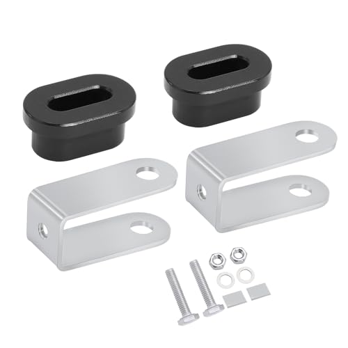AFCAHEH Aluminium 7075 Kettenspannungseinsteller-Set for LOSI-1/4 PROMOTO-MX Motorrad RTR, FXR-LOS06000 Kettenelastikeinsteller LOS262002(Zwart) von AFCAHEH