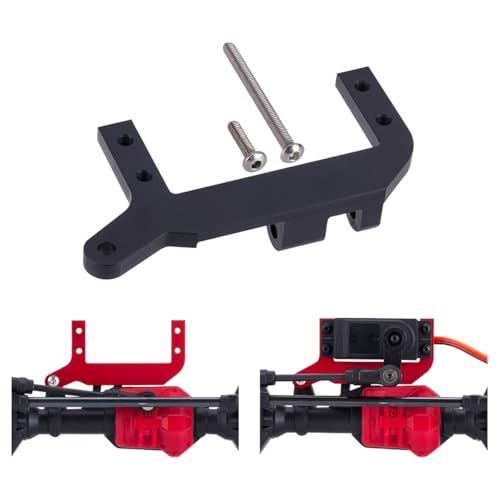 AFCAHEH Aluminium Bearbeitete Trx4 Servo Halterung Basis Stehen for 1/10 RC Auto Crawler TRX-4 Upgrade Teile(Silver) von AFCAHEH