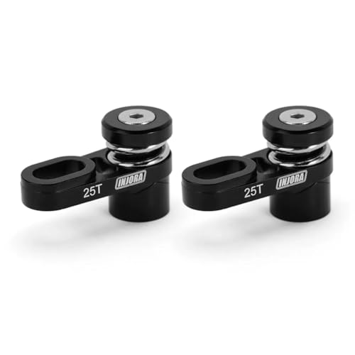 AFCAHEH Aluminium-Shift-Entladegetriebe 25T Servoarm for 1/10 RC Crawler Axial SCX10 PRO Upgrade(2PCS) von AFCAHEH