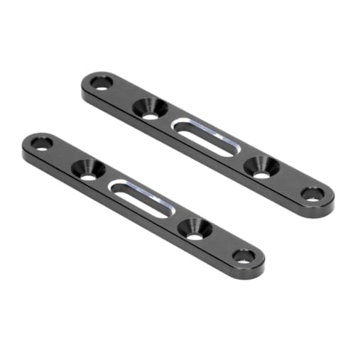 AFCAHEH Aluminium VORNE HINTEN Suspension montieren ARA320589 ARA320590 for RC 1/10 1/8 ARRMA 3S 4S Mojave Big Rock SENTON KRATON(Zwart) von AFCAHEH