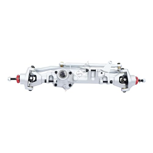 AFCAHEH Aluminium Vorne Hinten Achsen for 1/10 Axial SCX10 III Bronco AXI03014T1 Achse RC Crawler Auto Upgrade Teil(Front axle Silver) von AFCAHEH
