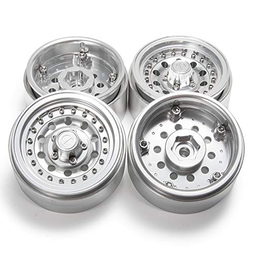 AFCAHEH Aluminiumlegierung 1,9 Zoll Beadlock-Felgen Naben 27 mm for TRX4 D90 Axial SCX10 CC01 1/10 RC Crawler Auto LKW Teile von AFCAHEH