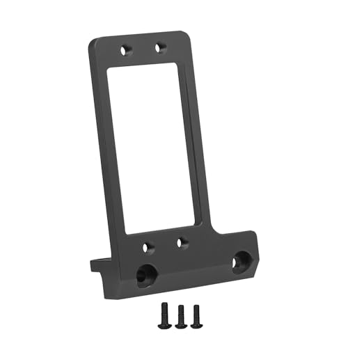 AFCAHEH CNC Aluminium LCG Vorderachse BAT Servohalterung for 1/10 RC Crawler Auto VP Capra F9 Niedriger Schwerpunkt Chassis DIY Upgrade Teile(Zwart) von AFCAHEH