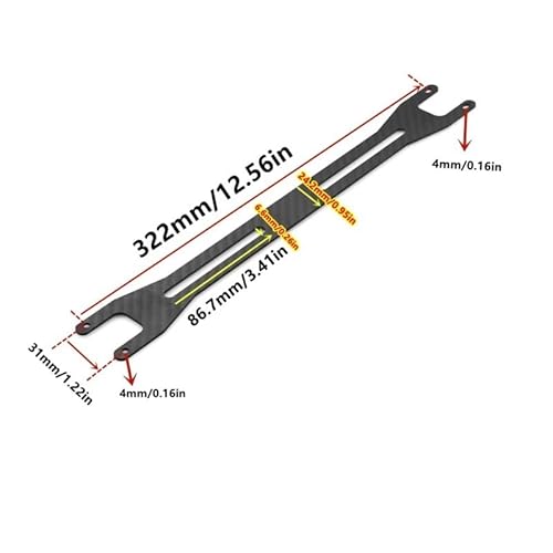 AFCAHEH Carbon Fiber Zweite Boden Bord Platte for Trax-xas Slash 4x4 Remo Hobby HQ727 for 1/10 RC Auto Upgrade Teile Ersatz Zubehör AFCAHEH Carbon Fiber Zweite Boden Bord Platte for Trax-xas Slash 4x4 Remo Hobby HQ727 for 1/10 RC Auto Upgrade Teile Ersatz Zubehör von AFCAHEH