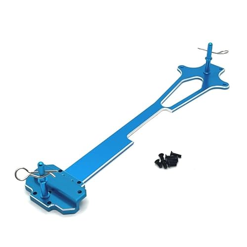 AFCAHEH Control Car Zweite Etage Board Auto Shell Spalte Metall Upgrade Refit for WLtoys 1/12 124017 124016 124018 124019 RC Auto Teile(Blauw) von AFCAHEH