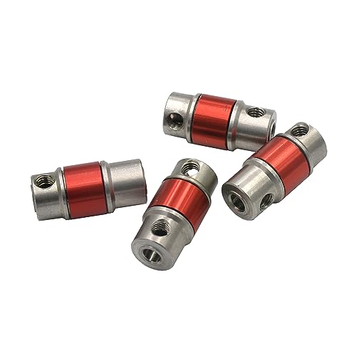 AFCAHEH Elastische Kupplungsverbindung 3,17 4 mm 5 mm bis 4 mm Koppler for RC-Boot Mono Yacht Marine Edelstahl Fernbedienung Spielzeug Teile(4mm- 4mm) von AFCAHEH