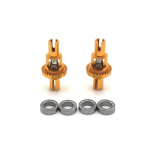 AFCAHEH Fernbedienung Auto Teile Metall Upgrade Differential for 1/28 284131 K969 K979 K989 K999 P929 P939(Yellow) von AFCAHEH