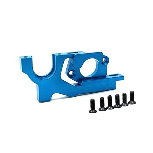 AFCAHEH Fernbedienung Auto Zubehör Metall Upgrade Einstellbare Motor Halterung for 1/10 104072 104001 104002 RC Auto Ersatzteile(Sky Blue) von AFCAHEH