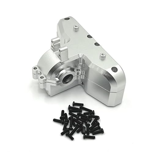 AFCAHEH Fernbedienung Auto Zubehör Metall Verbesserte Getriebe Abdeckung Fit for 1/14 14301 14302 14303 RC Auto Teile(Silver) von AFCAHEH
