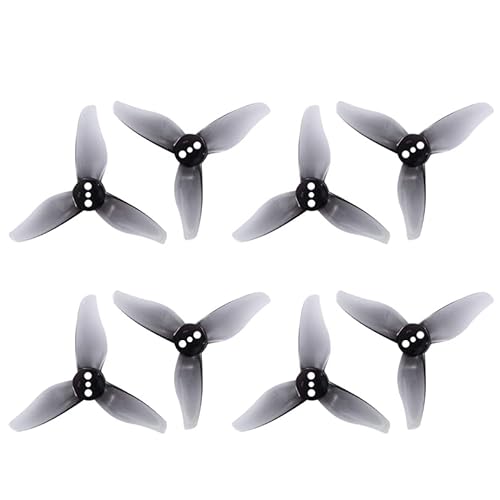 AFCAHEH Hurricane 2023 2x2,3 2 Zoll 3-Blatt Propeller 3 Löcher for 1105-1108 Motor RC Drone FPV Racing Zahnstocher(2023 1.5mm Gray) von AFCAHEH