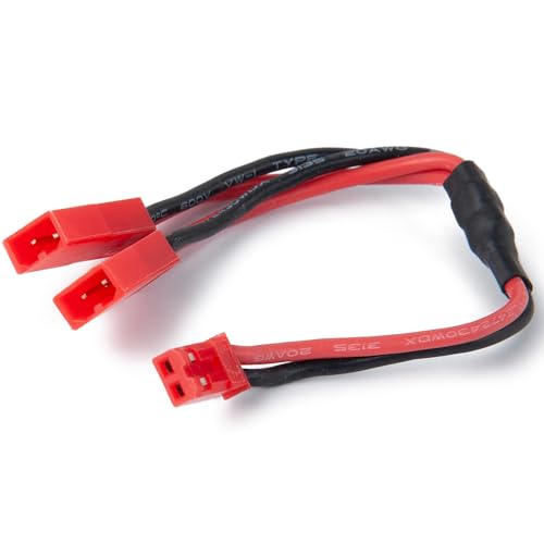 AFCAHEH Kabel ESC-Stromversorgung Externe Verdrahtung JST Männlich Weiblich Stecker 1 ZU 2, 1 ZU 3 for 1/10 RC Crawler Auto TRX6 TRX4 Bronco(1 Female to 2 Male) von AFCAHEH