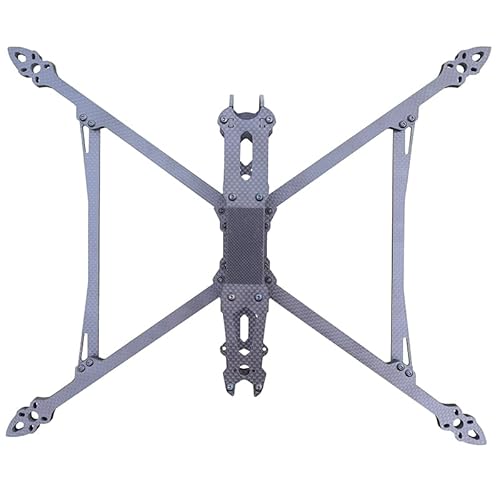 AFCAHEH MAK4 V2 MARK4 FPV Drone Rahmen KIT 8/9/10 Zoll 367/387/427mm Carbon Faser for RC FPV Freestyle Long Range Racing Drone Quadcopter(MARK4 V2 9inch) von AFCAHEH