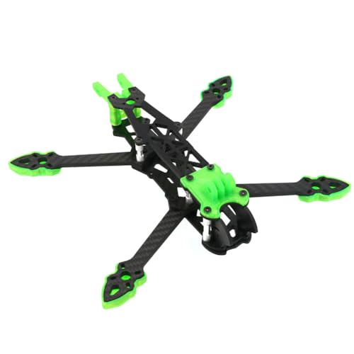 AFCAHEH MARK4 Mark HD 5 Zoll 240mm Rahmen for 3K Carbon Fiber 5mm Arm for FPV Racing Drone RC Quadcopter DIY Freestyle mit Druckteilen(Frame only) von AFCAHEH