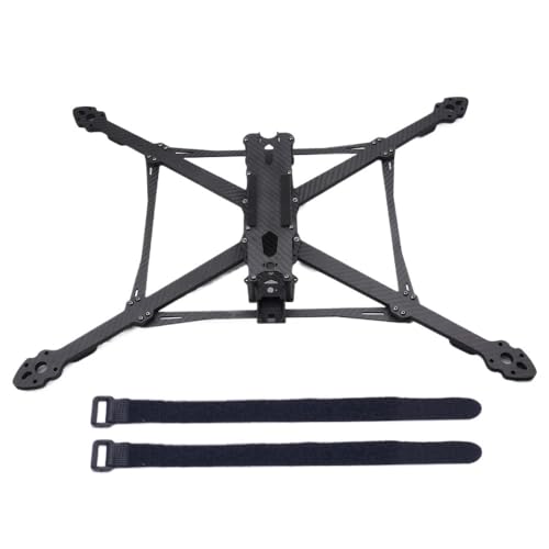 AFCAHEH MARK4 V3 Pro 13 Zoll 570 mm / 15 Zoll 680 mm Carbon Fiber Drone Rack Frame Kit mit 8 mm Arm for FPV Freestyle Quadcopter Traverser(MARK4 13inch 570mm) von AFCAHEH