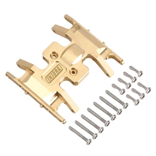 AFCAHEH Messing/Aluminium Unterfahrschutz Getriebehalterung 1 STÜCKE for 1/24 RC Crawler Axial SCX24 Upgrade Teile(Brass) von AFCAHEH