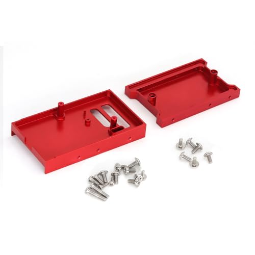 AFCAHEH Metal Modification Upgrade Parts Circuit Board Fixing Seat Rear Tailboard for MN Model 1/12 New MN98 MN99s RC Car Accesseries(Red 1set) von AFCAHEH