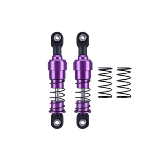AFCAHEH Metall 75mm 85mm 95mm 105mm 115mm Vorne Hinten Stoßdämpfer Dämpfer for 1/10 RC Crawler Auto axial SCX10 AXI03007 RBX10 D90 TRX4(115mm Purple) von AFCAHEH