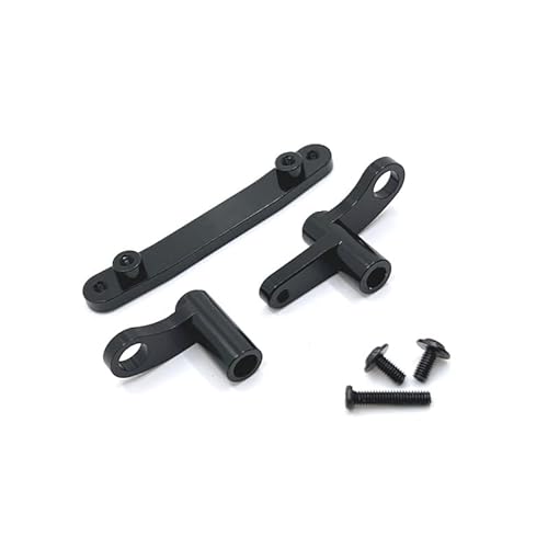 AFCAHEH Metall-Karosseriehalterung vorne und hinten for SCY 16101 16102 16103 16106 16201 JJRC Q130A Q130B Q141 Q117 1/16 RC-Auto-Upgrade-Teile(Zwart) von AFCAHEH