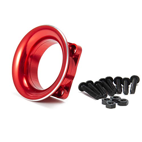 AFCAHEH Metall Motor ESC Lüfter Abdeckung Kühlkörper Luftkühlung Kanal for 1/10 RC Drift Auto Sakura D3 D4 XIS XI HSP YD(Rood) von AFCAHEH