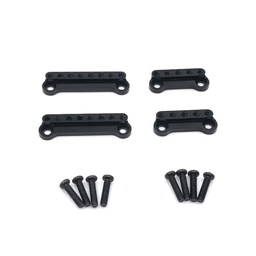 AFCAHEH Metall-Stoßdämpfer-Halterungssätze, Stoßdämpfer-Verlängerungssitzhalterung for 1/12 D90 D91 D99S MN99 MN99S RC-Auto, aktualisiert(Zwart) von AFCAHEH