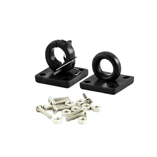 AFCAHEH Metall Stoßstange D-Ring rot Abschlepphaken 2 Stück for 1/10 RC Crawler Auto TRX-4 Axial SCX10 90046 Upgrade Teile(Rood) von AFCAHEH