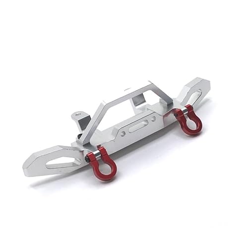 AFCAHEH Metall Stoßstange Tow Haken for MN M1/12 D90 D91 D96 MN98 99S RC Auto Teile(Silver) von AFCAHEH
