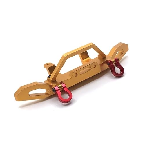 AFCAHEH Metall Stoßstange Tow Haken for MN M1/12 D90 D91 D96 MN98 99S RC Auto Teile(Yellow) von AFCAHEH