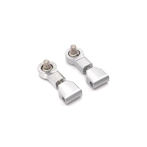 AFCAHEH Metall Upgrade Änderung Einstellbare Oberen Schaukel Arm for Auto 1/28 Q8 Q9 RC Auto Teile(Silver) von AFCAHEH