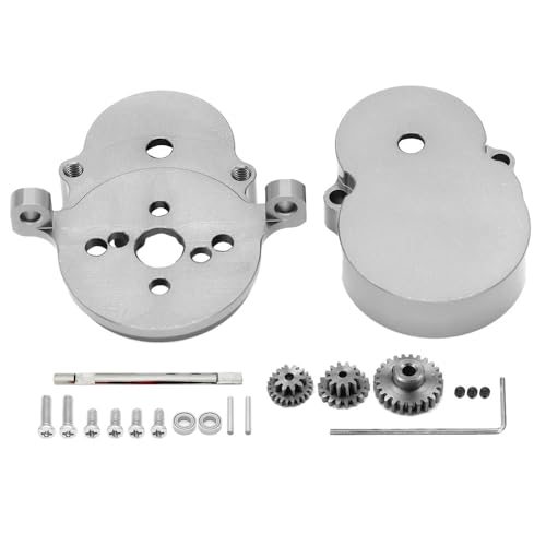 AFCAHEH Metallbalg mit Stahlzähnen 370 Hochgeschwindigkeitsmotor for WPL D12 D42 1/10 RC Auto-Upgrades Teile(Titanium) von AFCAHEH