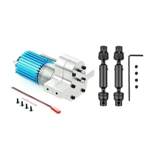 AFCAHEH Metallgetriebe 370 Motor for Antriebswelle Upgrade-Zubehör for WPL C14 C24 B24 B36 MN D90 MS RC Auto(BK-S) von AFCAHEH