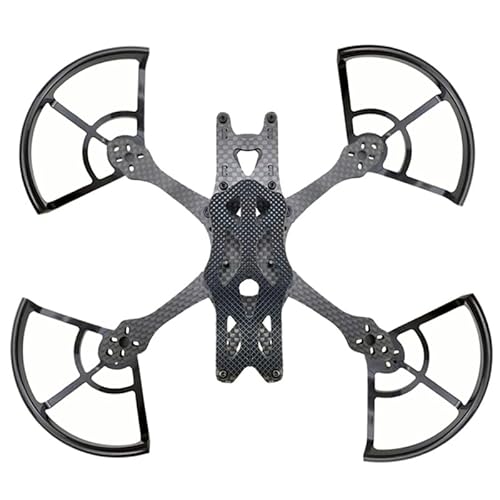 AFCAHEH Mini 3 Zoll 150 mm 150 Carbonfaser-Rahmensatz for 4 mm Dicke Arme for APEX FPV Racing Drone Quadcopter von AFCAHEH