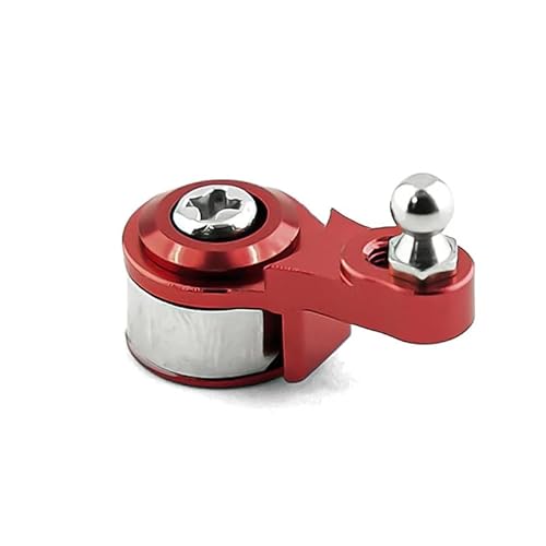 AFCAHEH RC Auto 1 STÜCKE 25T Metall Einstellbare Dämpfung Servo Arm Servo Horn for 1/10 RC Crawler Auto TRX TRX4 TRX-4 TRX6 Upgrade Teile(Rood) von AFCAHEH
