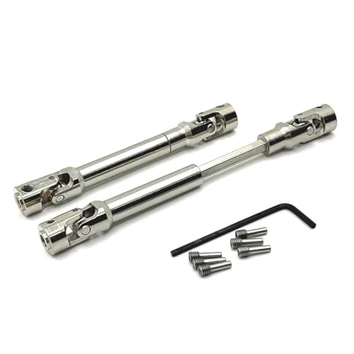 AFCAHEH RC-Autoteile, Metall-Upgrade, Antriebswellen vorne und hinten, passend for 104006, 104010, 104020, 104026, Zubehör for ferngesteuerte Autos AFCAHEH RC-Autoteile, Metall-Upgrade, Antriebswellen vorne und hinten, passend for 104006, 104010, 104020, 104026, Zubehör for ferngesteuerte Autos von AFCAHEH