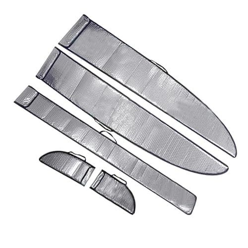 AFCAHEH RC-Modellflugzeug-Flügelschutzhülle, Rumpftasche, Tragflächenprofil, wasserdichte Abdeckfolie for 2,8 m langes Segelflugzeug mit Starrflügeln(1set (5pcs)) von AFCAHEH