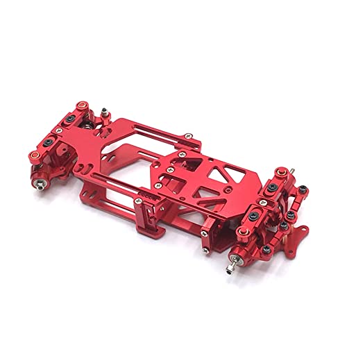 AFCAHEH RC01 RWD RC Drift Car im Maßstab 1/28, Radstand verstellbar, Metall-Chassis-Rahmen-Kit for Wltoys K969 K989 284131 MINI-Q, Silber AFCAHEH RC01 RWD RC Drift Car im Maßstab 1/28, Radstand verstellbar, Metall-Chassis-Rahmen-Kit for Wltoys K969 K989 284131 MINI-Q, Silber von AFCAHEH