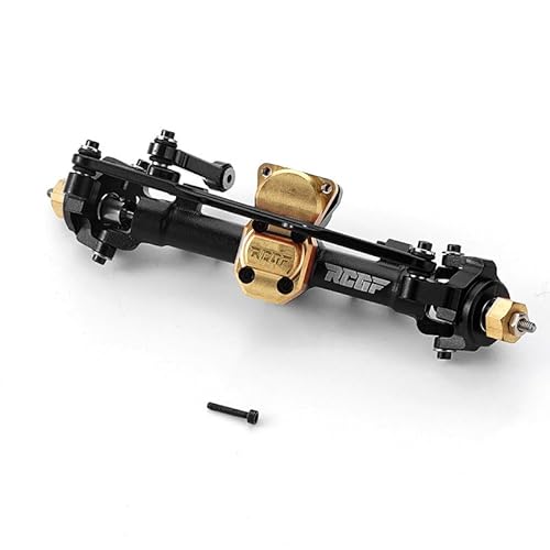 AFCAHEH RCGOFOLLOW Metall-Portalachse vorne und hinten for Axial 1/24 SCX24 90081 AXl00002 Fernbedienungs-Auto-Upgrade-Teile(Black Front) von AFCAHEH