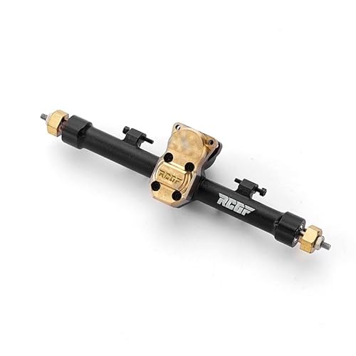 AFCAHEH RCGOFOLLOW Metall-Portalachse vorne und hinten for Axial 1/24 SCX24 90081 AXl00002 Fernbedienungs-Auto-Upgrade-Teile(Black Rear) von AFCAHEH