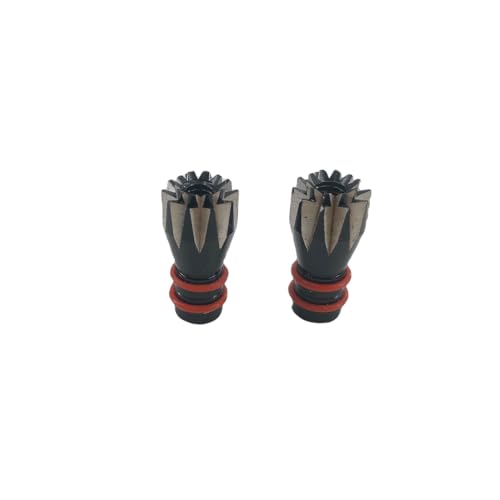 AFCAHEH STP 3D Anti-Rutsch Metall Rocker Head Control Stick for RC Zubehör FrSky FUTABA14SG ET12 AT9 M3 M4(M3 Black) von AFCAHEH