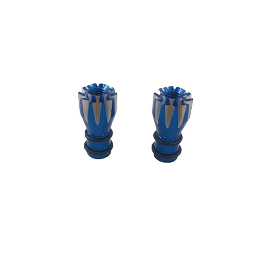 AFCAHEH STP 3D Anti-Rutsch Metall Rocker Head Control Stick for RC Zubehör FrSky FUTABA14SG ET12 AT9 M3 M4(M3 Blue) von AFCAHEH