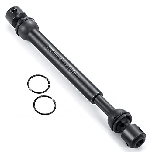 AFCAHEH Stahl Heavy Duty Antriebswelle Zentrum Übertragung Welle for 1/10 RC Crawler Axial SCX10 90046 AXI03007 TRX4 TRX6 VS4-10(122-151mm) von AFCAHEH