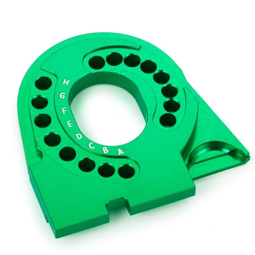 AFCAHEH TRX4 Motorhalterung Basis Aluminiumlegierung Halterung for TRX-4 Defender 1/10 RC Crawler Auto Upgrade Teile(Green) von AFCAHEH
